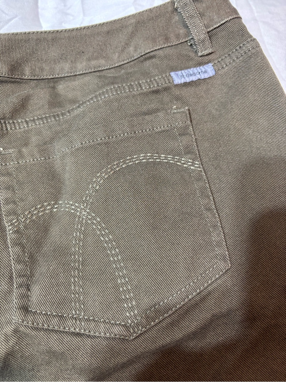 Liz Claiborne Vintage Green Bootcut Jeans Size 20W - Made in Hong Kong